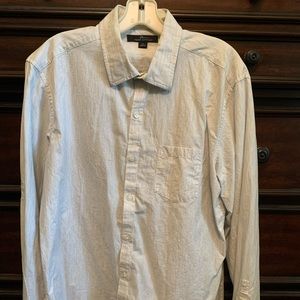 Marc Anthony dress shirt long sleeve light blue size L
